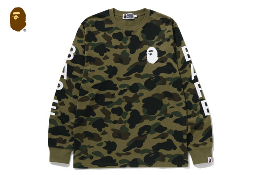 Picture No.1 of BAPE 1ST CAMO LS TEE 1M30-111-004