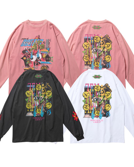 Picture No.1 of Evisen Skateboards BASTARD L/S TEE 10229755806010