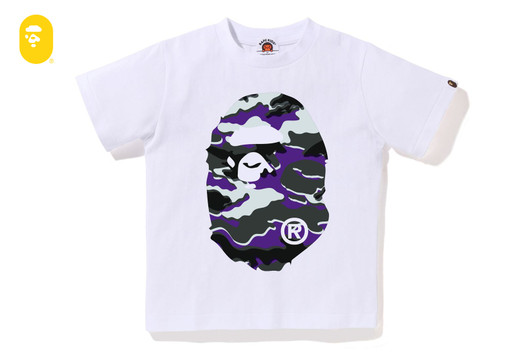 Picture No.1 of BAPE GLITCH WOODLAND CAMO BIG APE HEAD TEE 1M30-310-054
