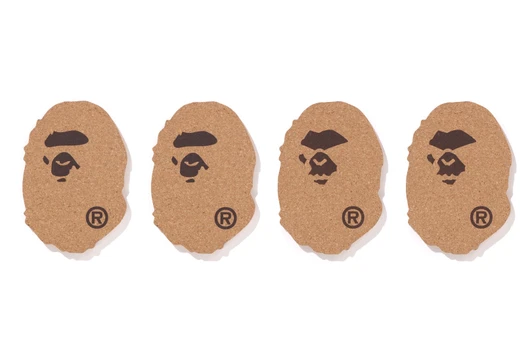 Picture No.1 of BAPE APE HEAD CORK COASTER 1M20-193-001