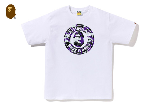 Picture No.1 of BAPE GLITCH WOODLAND CAMO BUSY WORKS TEE 1M30-110-032