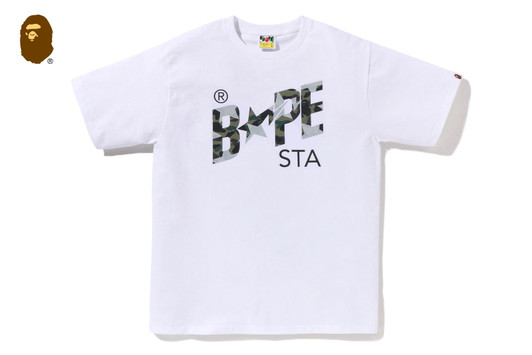 Picture No.1 of BAPE STA OVER PRINT 1ST CAMO BAPE STA TEE 1M30-110-024
