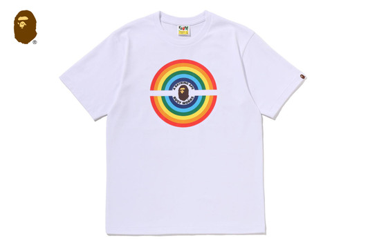 Picture No.1 of BAPE RANBOW LOGO BUSY WORKS TEE 1M30-110-305