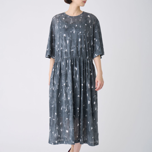 Picture No.1 of minä perhonen pensaat Cut And Sewn Dress AES8063