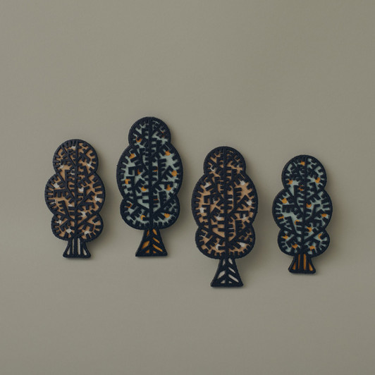 Picture No.1 of minä perhonen fruitree Brooch ABA7241