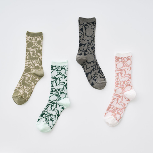 Picture No.1 of minä perhonen Flower Shadow Socks AES7821