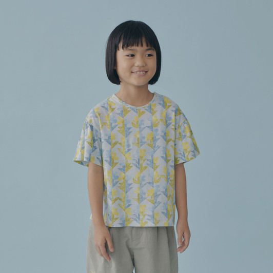 Picture No.1 of minä perhonen Twin Flower Cut And Sew ACS8377P