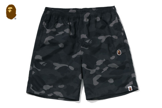 Picture No.1 of BAPE COLOR CAMO APE HEAD ONE POINT BEACH SHORTS 1M30-153-007