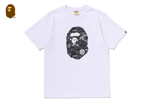 Picture No.1 of BAPE MULTI PIXEL CAMO APE HEAD TEE 1M30-110-348