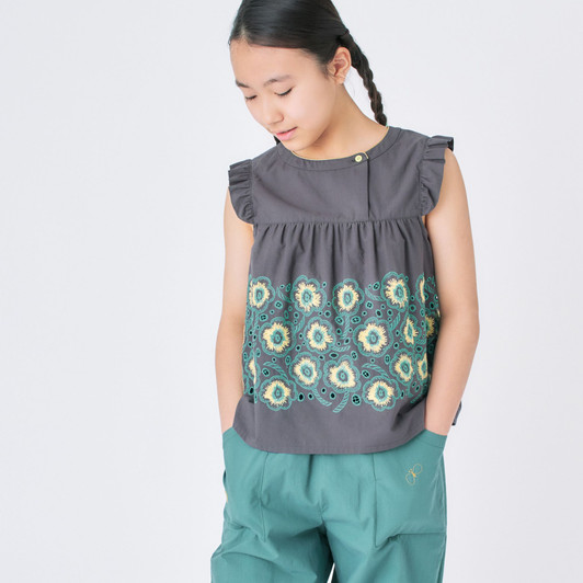 Picture No.1 of minä perhonen Candy Flower Blouse AES1177PB
