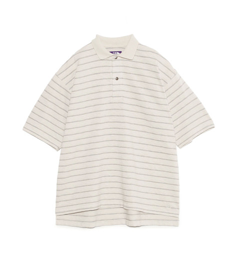 Picture No.1 of THE NORTH FACE PURPLE LABEL THE NORTH FACE Purple Label Garment Dyed Jacquard Field Polo N26SH040 8559