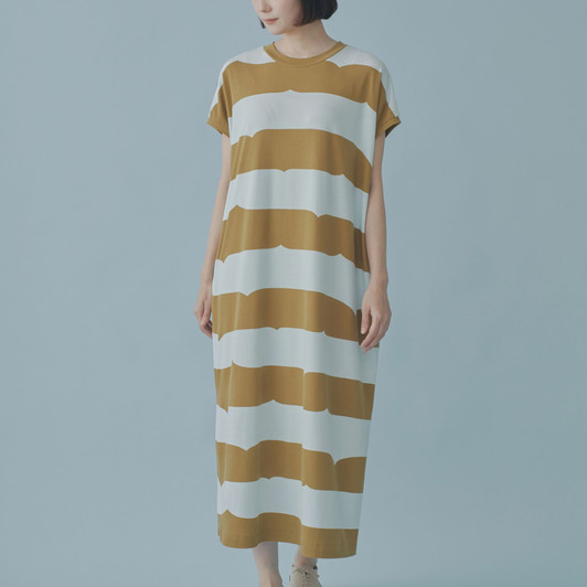 Picture No.1 of minä perhonen little wave Cut And Sew Dress ACS8867