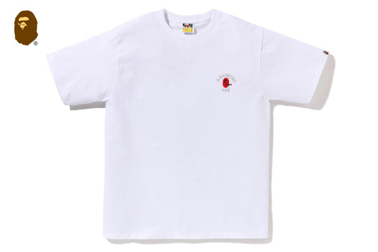 Picture No.1 of BAPE COLLEGE ONE POINT EMBROIDERY TEE 1M22-110-055