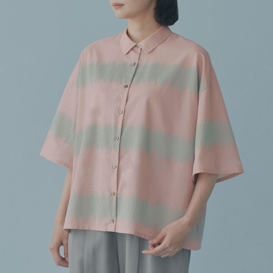 Picture No.1 of minä perhonen rytmi Flared Sleeve Blouse ACS1318S