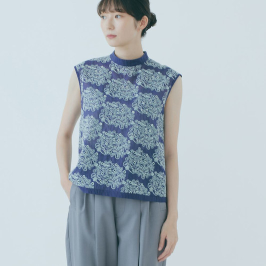 Picture No.1 of minä perhonen Sometimes Lucky Sleeveless Blouse ACS1356S