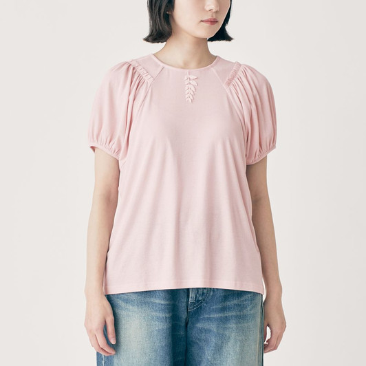 Picture No.1 of minä perhonen la paix Puff Sleeve Pullover ADS8976
