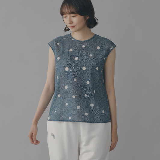Picture No.1 of minä perhonen skum Sleeveless Blouse ADS1416S