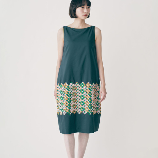 Picture No.1 of minä perhonen kuutio Sleeveless Dress ADS3162
