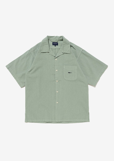 Picture No.1 of DESCENDANT S WIND OPEN COLLAR SEERSUCKER SS SHIRT 261WVDS-SHM05