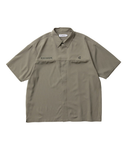 Picture No.1 of Evisen Skateboards EVITARY SHIRT - OLIVE 10321835000122