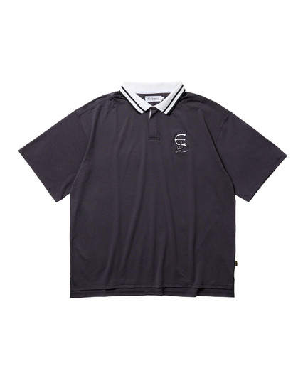 Picture No.1 of Evisen Skateboards EE LOGO POLO - CHARCOAL 10321872093498