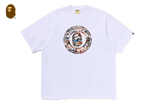 Picture No.1 of BAPE HYBRID CAMO BUSY WORKS RELAXED FIT TEE 1M80-110-338