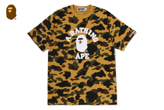 Picture No.1 of BAPE 1ST CAMO COLLEGE TEE 1M80-109-006
