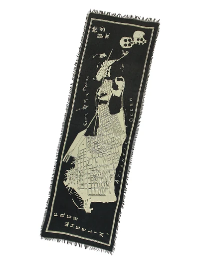 Picture No.1 of KAPITAL Rayon Fringe Stole (KAYO HUESO) K2605XM548