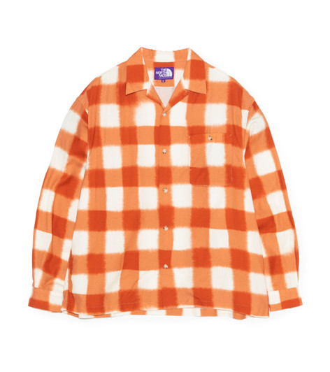 Picture No.1 of THE NORTH FACE PURPLE LABEL THE NORTH FACE Purple Label Field Open Collar Shirt N26FG006 8861