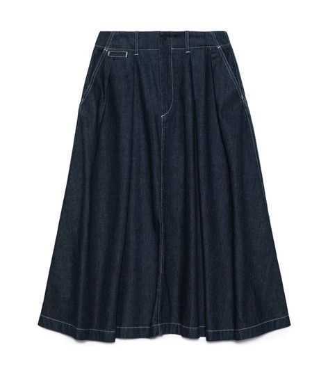 Picture No.1 of nanamica nanamica Denim Skirt S25FE070 8843