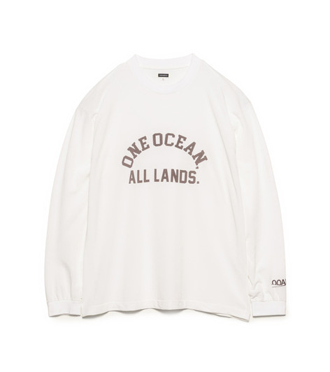 Picture No.1 of nanamica nanamica OOAL Graphic Long Sleeve Tee S26FT003 8731