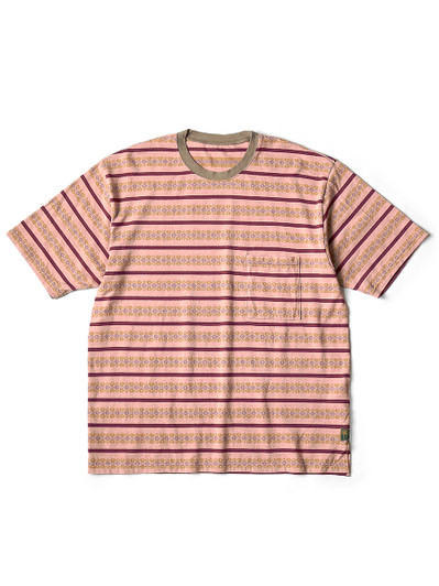 Picture No.1 of KAPITAL Sunrise Jacquard Border Jersey Pennant T-shirt (1Flag) K2305SC211EK-1794SC