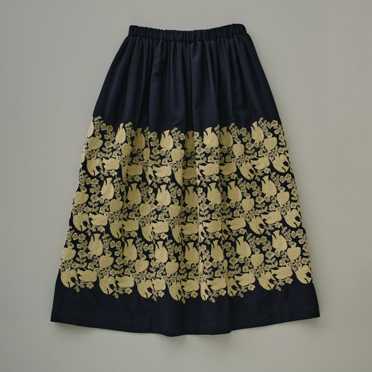 Picture No.1 of minä perhonen ilo Gathered Skirt AEA5454