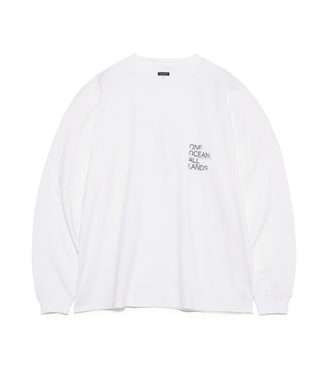 Picture No.1 of nanamica nanamica OOAL Graphic Long Sleeve Tee S26FT020 8748