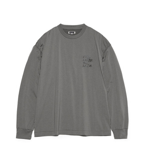 Picture No.1 of nanamica nanamica OOAL Polyester Jersey Long Sleeve Tee S26FH008 8736