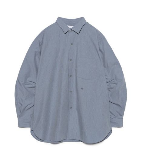 Picture No.1 of nanamica nanamica Regular Collar Striped Wind Shirt S26FG062 8802