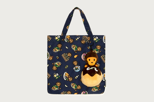 Picture No.1 of BAPE BABY MILO PLUSH DOLL TAKOYAKI TOTE BAG AM70-189-322