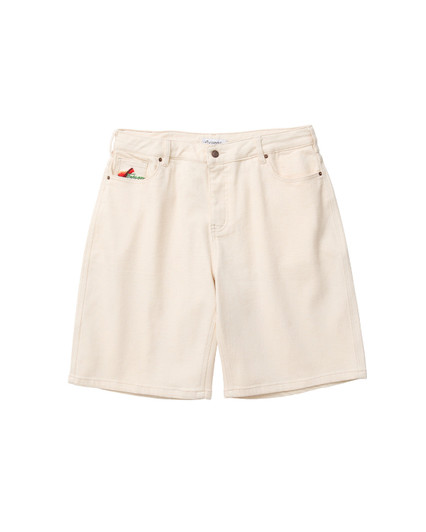 Picture No.1 of Evisen Skateboards SUSHI DENIM SHORTS - IVORY 10371127935290