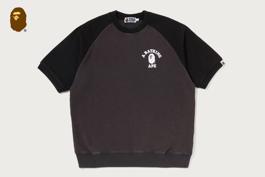 Picture No.1 of BAPE COLLEGE RELAXED FIT SWEAT TEE 1M80-109-316