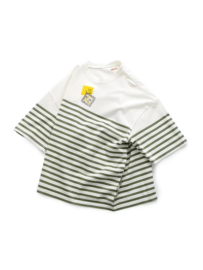 Picture No.1 of KAPITAL Panel Border Jersey BOX-T (PECKISH RAINBOWY Print) K2606SC237