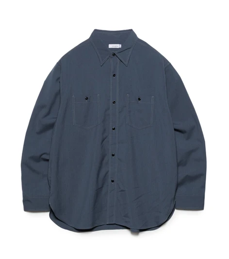 Picture No.1 of nanamica nanamica Polyester Wool Field Shirt S26SG058 8782