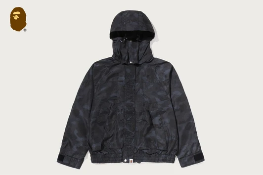 Picture No.1 of BAPE COLOR CAMO REFLECTIVE RIPSTOP SHORT SNOWBOARD JACKET 1M80-140-304