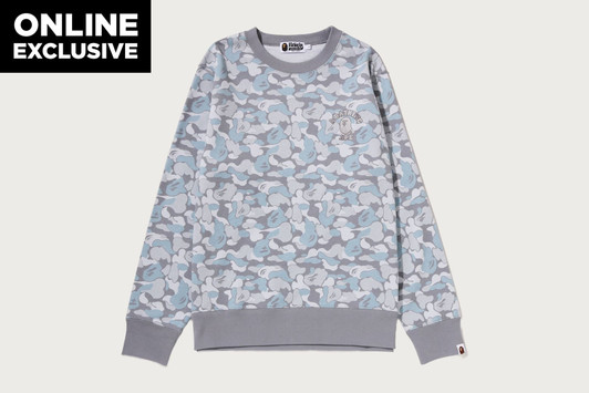 Picture No.1 of BAPE BAPE CARD CAMO COLLEGE ONE POINT SWEATSHIRT BAPEC 1M75-113-001