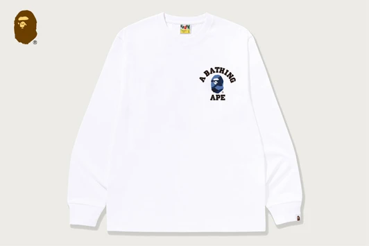 Picture No.1 of BAPE COLOR CAMO COLLEGE ATS LS TEE 1M80-111-056