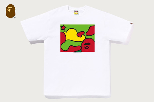 Picture No.1 of BAPE STA CAMO FOCUS BOX TEE 1M80-110-029