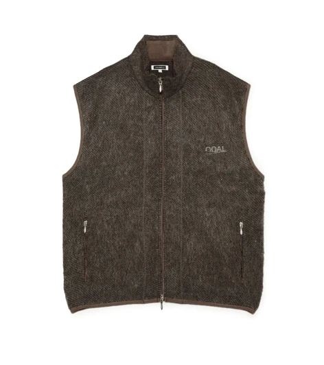 Picture No.1 of nanamica nanamica OOAL Zip Up Mohair Vest S26FN030 8758