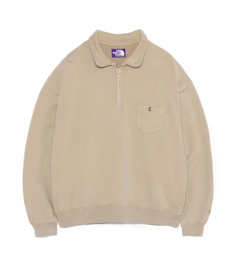 Picture No.1 of THE NORTH FACE PURPLE LABEL THE NORTH FACE Purple Label Garment Dyed Field Half Zip Sweatshirts N26FH056 8911