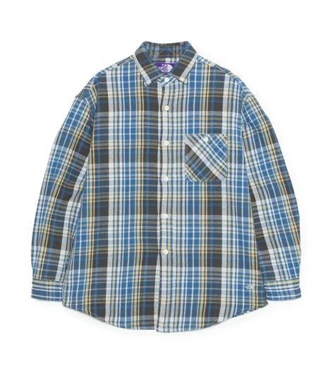 Picture No.1 of THE NORTH FACE PURPLE LABEL THE NORTH FACE Purple Label Flannel Plaid Field Shirt N26FG048 8903