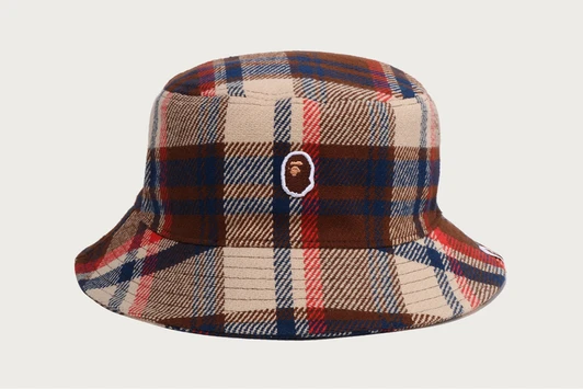Picture No.1 of BAPE BAPE CHECK BUCKET HAT 1M80-181-011
