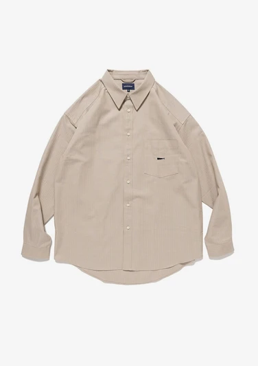 Picture No.1 of DESCENDANT PALM HERRINGBONE LS SHIRT 262TQDS-SHM04